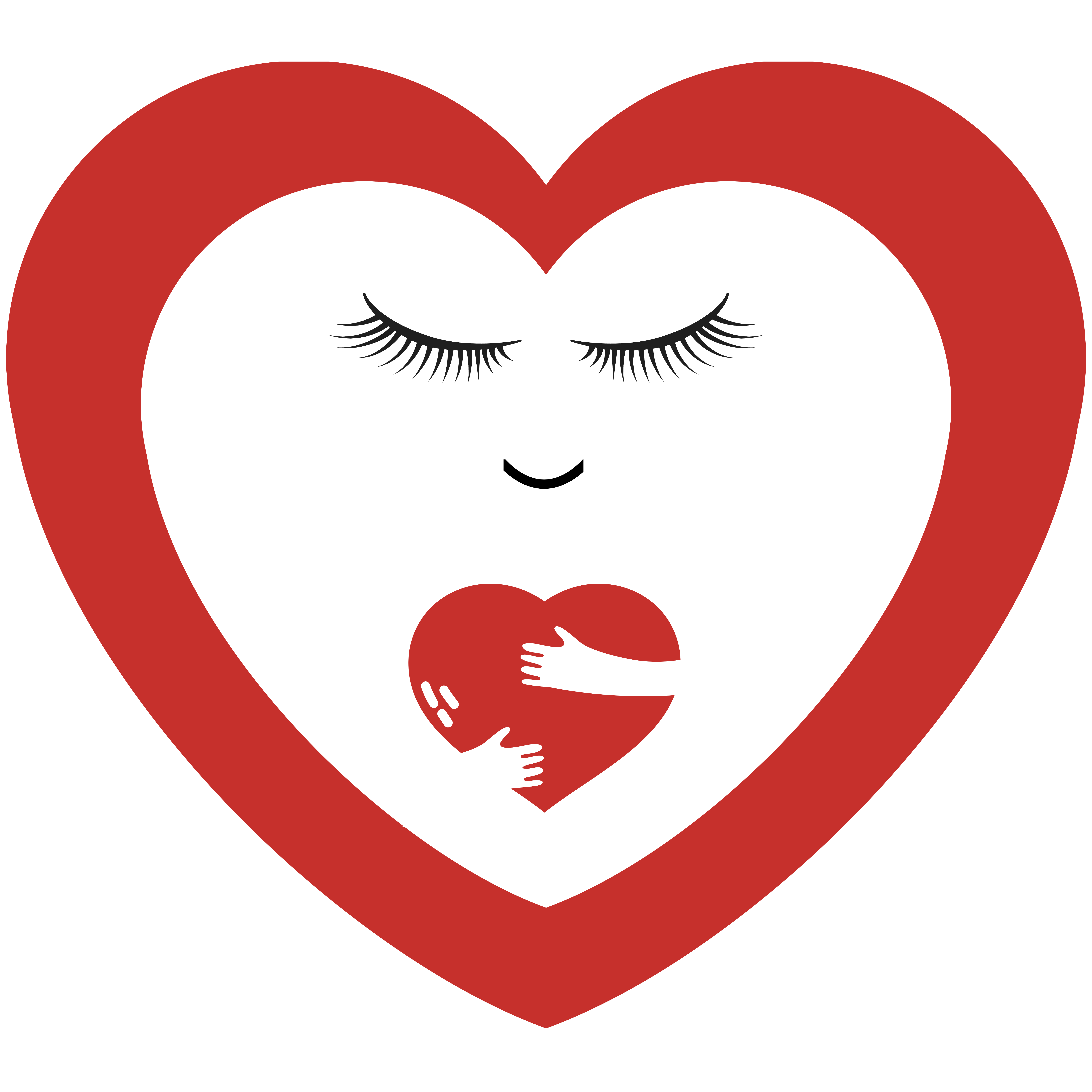 Cœur symbolisant l'amour de soi par les affirmations positives quotidiennes